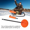 Ice Fishing Spoon Ice Picks Set Winter Lifesaving Retractable Ice