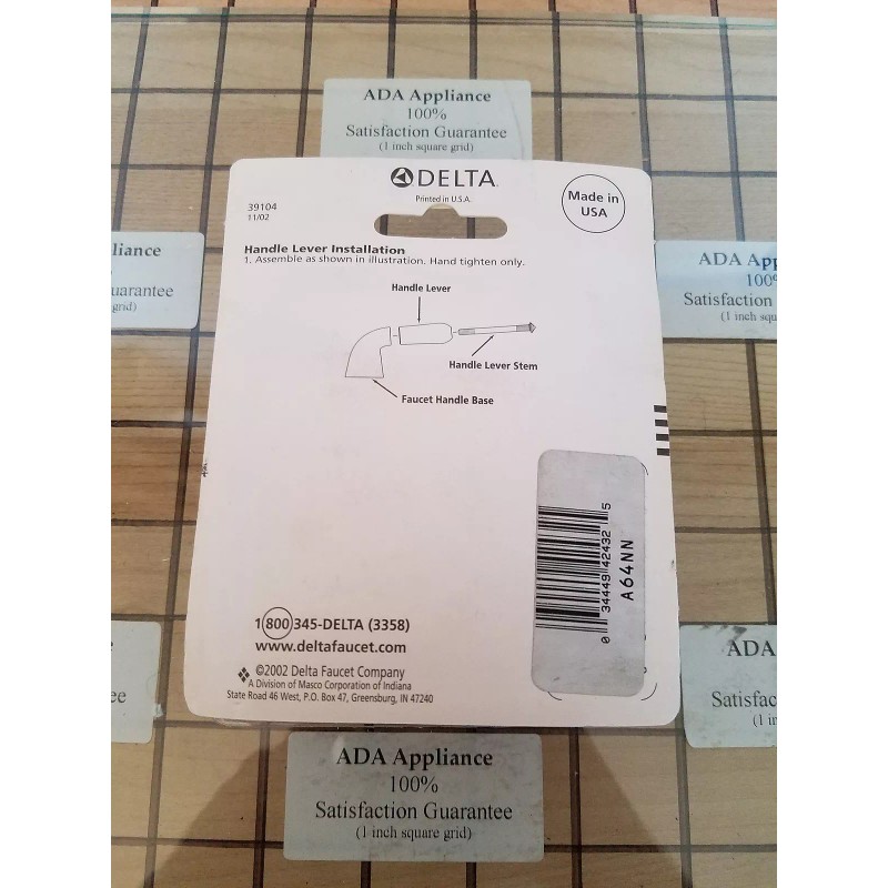 Delta NEW DELTA A64NN LARGE PEARL NICKEL LEVER ACCENTS 2