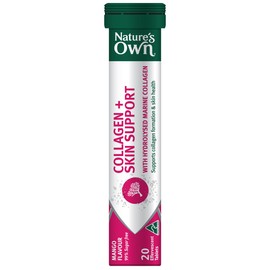 Nature's Own Collagen + Skin Support Effervescent 20 Tablets