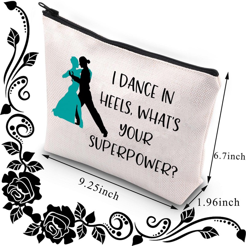 PLITI Ballroom Dancer Gift Ballroom Dance Teacher Makeup Bag i