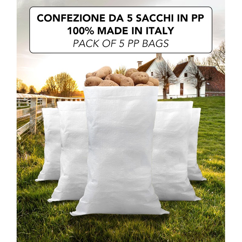 IPEA 5 x Extra Heavy Duty Polypropylene Garden and Dirt