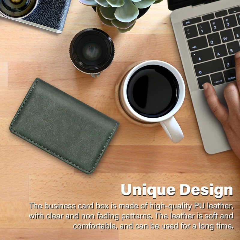 AI-DEE AI-DEE RFID Blocking Wallet - Minimalist Leather Business Credit