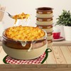 Fonteme French Onion Soup Bowls with Handles and Lids, 4-Pack