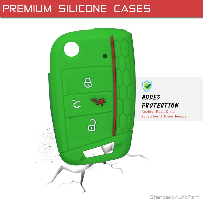 StandardAutoPart Funda de silicona para llave inteligente de proximidad de