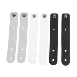 OSALADI 6pcs Leather Cord Organizers Desk Cable Organizer for Electronics Nightstand Cord Organiser Wire for Leather Cable Management Accessories