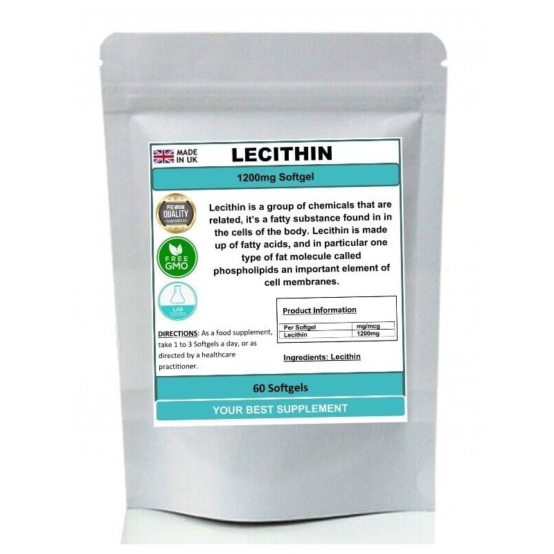 Lecithin Softgel Capsules 1200mg () 120
