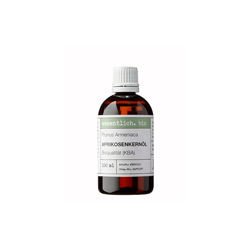 Apricot Kernel Oil Organic Cold Pressed 100 ml (Prunus Armeniaca)
