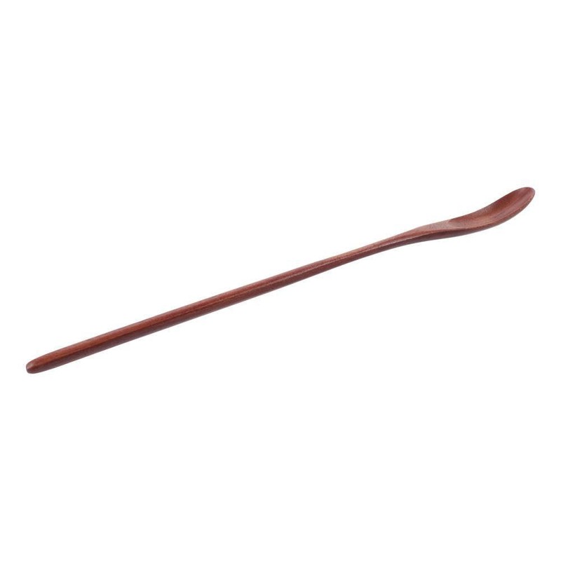 10Pcs Long Handle Wooden Coffee Spoons Wooden Mixing Spoon Mini
