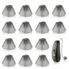 14 PCS Hearing Aid Tulip Dome Replacement Compatible with GN