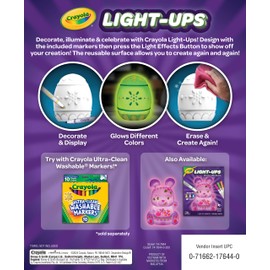 Crayola Egg Light Ups, Light Up Toys for Kids, Easter Toy, Gifts for Kids Ages 4, 5, 6, 7
