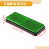 Partuto 2 Pcs Universal Motorcycle Reflector - Plastic Green