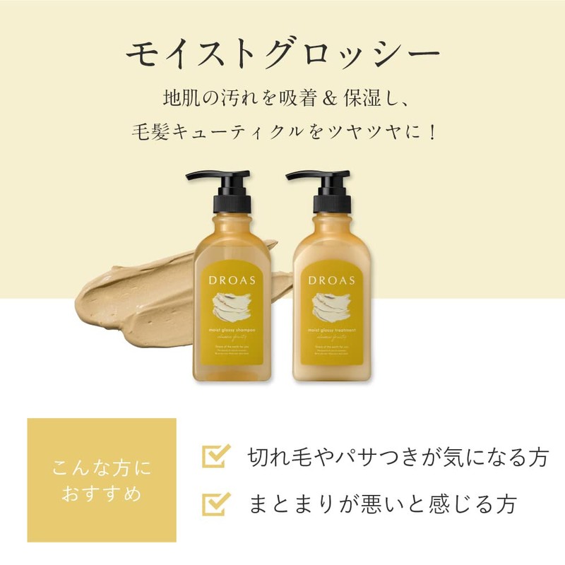 Droas Refill | Renewal [Moist Glossy] Shampoo, 11.8 fl oz