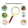 10x Handheld Magnifier, Magnifying Glass High Clarity for Learning Reading