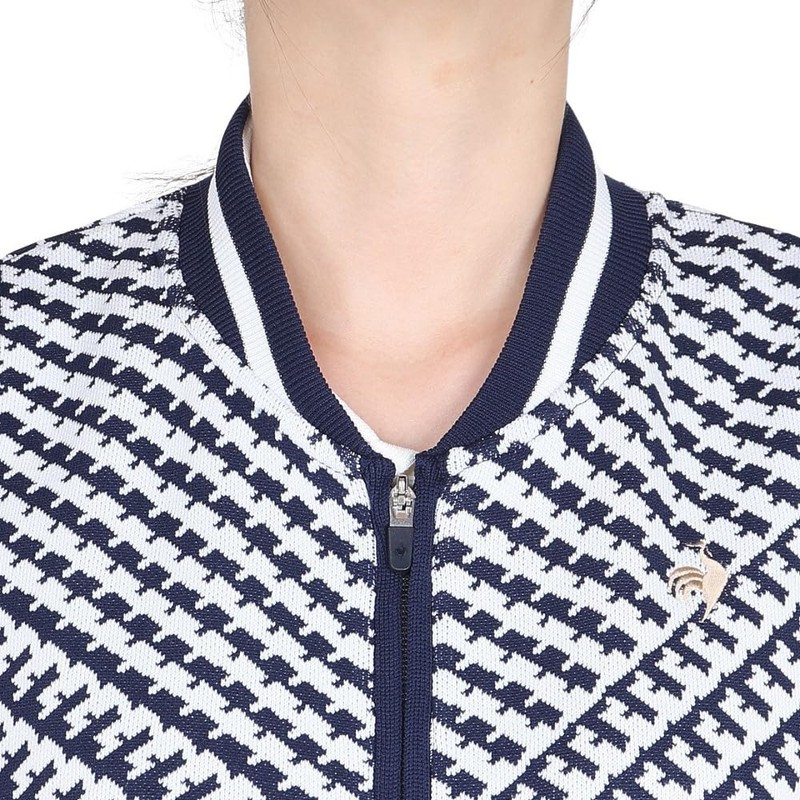 Cox Sportif LG4FVE50L Women's Sweater Vest, Plover Pattern, Lightweight, Patch,