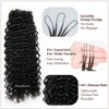 Ssawhair Curly Crochet Human Hair Knotless Pre-Separated Water Wave Human