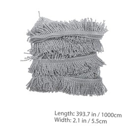 jojofuny 1 Roll Delicate Fringe Trim of Tassel Trim for DIY Curtain and Sofa Decoration Durable and Fade Resistant Adds Luxury Accent to Home Decor