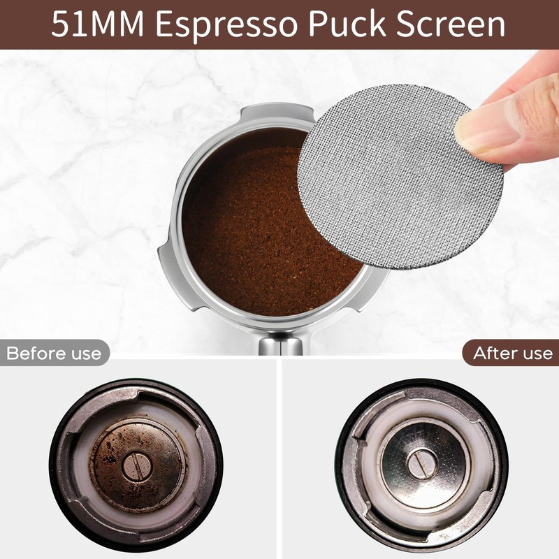 51mm Bottomless Portafilter for CM5418, 3 Ears Portafilter with 51mm