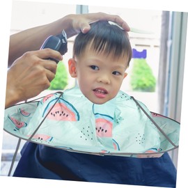 FOMIYES Boys and Girls Hair Cutting Cape Baby Girls Hair Styling Tool Home DIY Salon Green Easy to Use One Size Fits