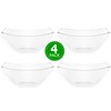 PLASTICPRO Disposable Square Serving Bowls, Party Snack or Salad Bowl,