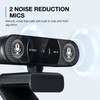 EMEET C960 2K Webcam, QHD Webcam with Lens Cover &
