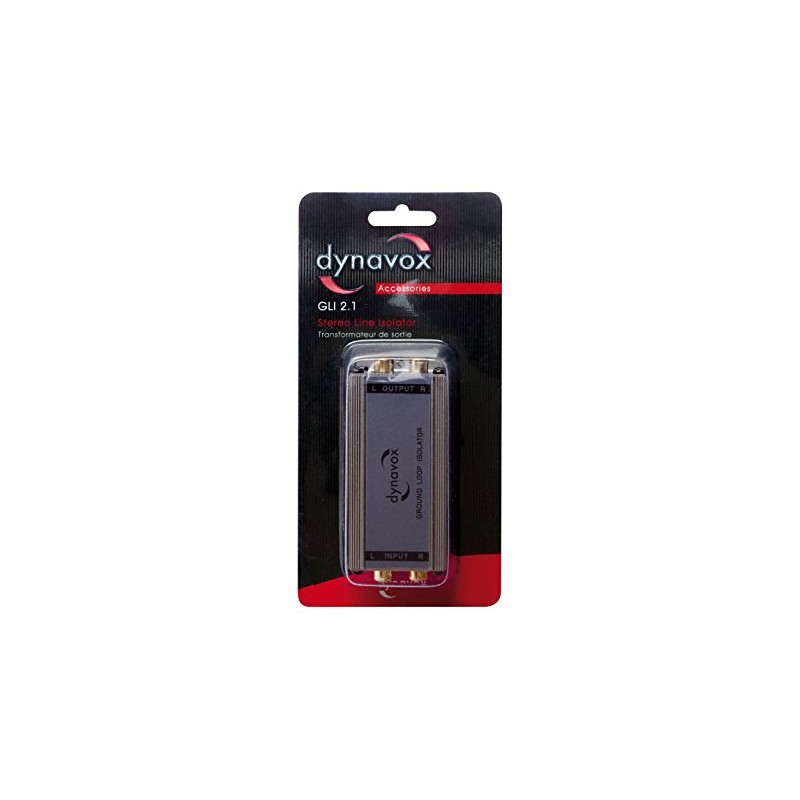 DynaVox 207257 GLI 2.1 Stereo Line Isolator Black