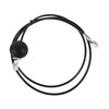 WOONEKY Fitness Pulley Cable System High Strength Steel Wire Rope