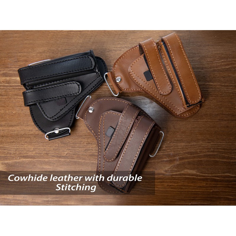 Hulara OWB Leather Holster for Glock 17 Holster Fits 1911