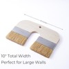 Limewash Paint Brush Natural Bristle – 4 Inch Wide U-Shaped