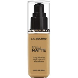 L.A. COLORS Golden Beige Matte Foundation Concealer High Pigment Long Lasting 1.35 Fl Oz