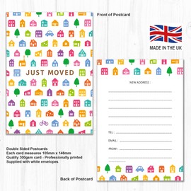 20 x Change of Address Cards from Olivia Samuel. A6 Double Sided Cards with Envelopes