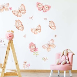 WANDKIND V355 Butterfly Wall Sticker Nursery Wall Sticker 50 x 50 cm