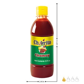 2 Pack EL CHILERITO Sauce Chamoy Flavor 355ml/ 12 Fl. Oz - Mexican Foods - Excellent For Garnishing Fruits And Snacks - Mexican Flavor - To Share With Friends And Family - Kosher - Natural Ingredients - Chili – Chamoy