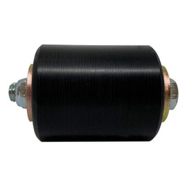 Slide Gate Guide Roller 3" Black Hard Nylon UHMW Rollers with C Bracket 2 Pack Rear Post Welded Assembly Heavy Duty Anti Tipping Sealed Ball Bearing Sliding Rolling Gates Guider - Eagle Rollers EG103