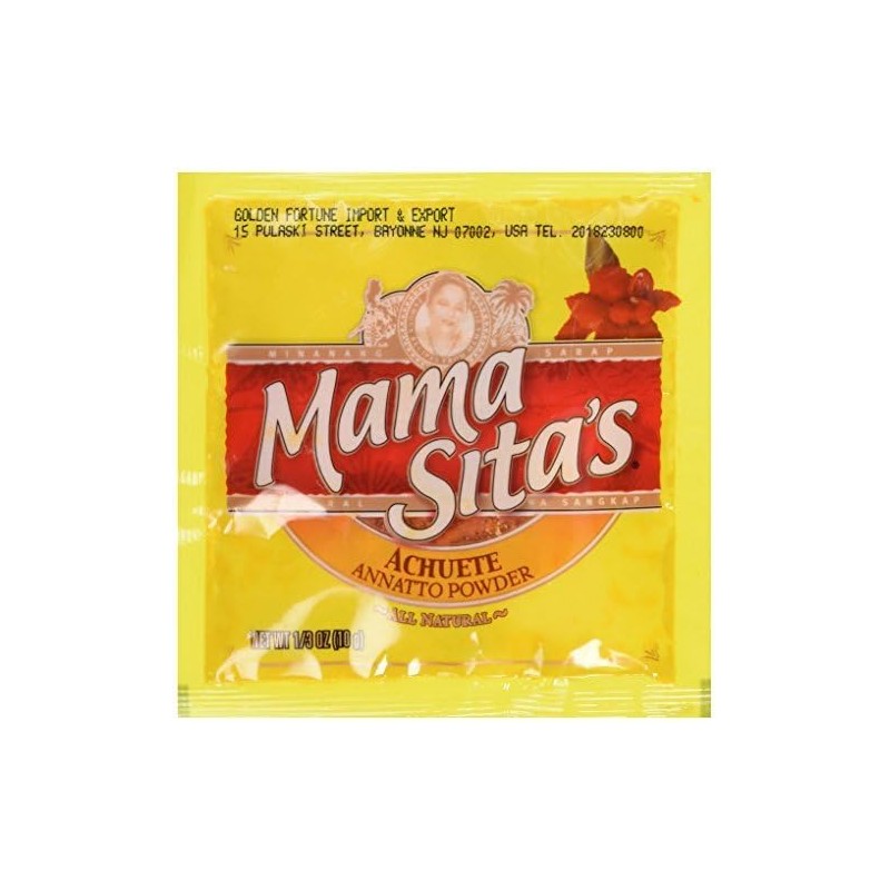 Mama Sita's Achuete Annatto Powder, 1/3oz (10g) 6 Pack