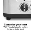 Hamilton Beach 2 Slice Toaster Bagel Bread Toaster High-Lift Adjustable