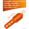 Ultralight Backpacking Trowel Aluminum Shovel Small Potty Multitool with Longer