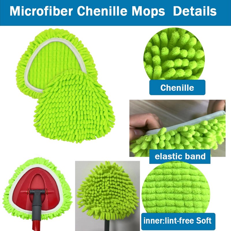 Spin Mop Heads Replacements for Ocedar Easywring 1 Tank System