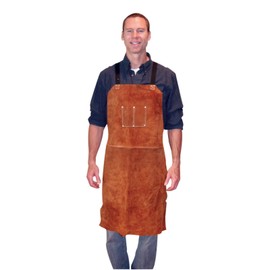 Tillman 9100-36 Bib Leather Apron 24X36 Dark Cowhide Leather
