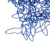 100pcs Blue Birds Paper Clips Creatively Cute Plated Metal Bookmark