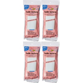 Pellon PLF36 Ultra Lightweight Fusible Interfacing, White, 15" x 3 Yards (4 pack)