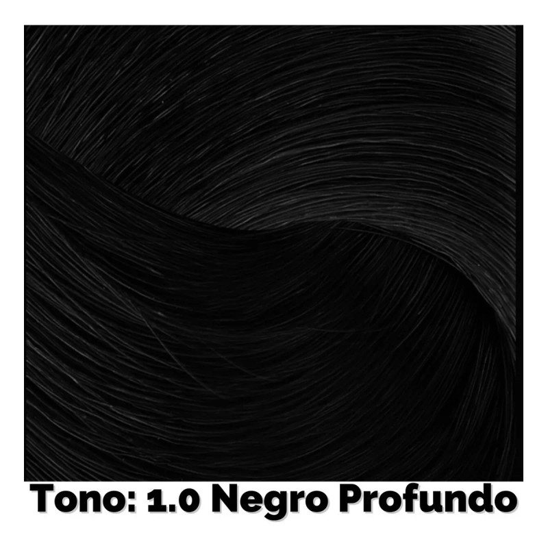 Color Tech Tinte Cabello Tono Natural 1.0 Negro Profundo