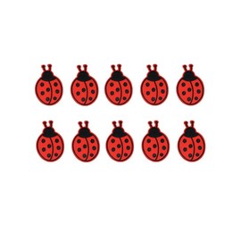GSHLLO 10 Pcs Ladybug Iron On Patches Embroidered Insect Patches Cute Animal Patches Clothing Sew On Appliques Mini Cartoon Patches DIY Craft Badge Appliques Jean Jacket Repair Patches