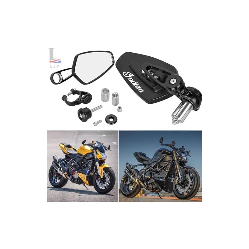 For FTR 1200 S FTR1200 Universal Motorcycle Mirrors Rearview 2pcs