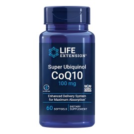 Super Ubiquinol Coq10 100 Mg - Coq10 Altamente Biodisponible Coenzimaq