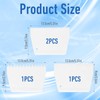 Adhesive Spreader, 4 Pcs Notched Glue Spreader Kits Plastic Notched