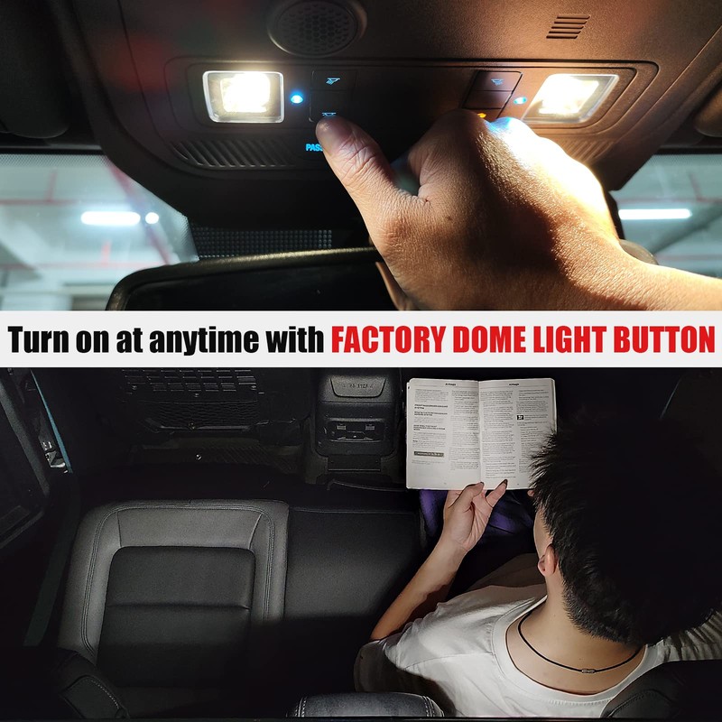 Mabett Rear Ceiling Lights Compatible with Ford Bronco 2021 2022