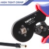 YMYP Ferrule Crimping Tool AWG 23-7 (0.25mm²-10mm²) with 1900PCS Ferrules