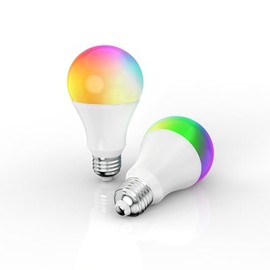 FRANQUAL Smart Light Bulbs, 1600LM Smart Bulb Works with Alexa Apple Google Home, 13W 100W Equivalent RGBCW Color Changing Music Sync, Bluetooth 2.4GHz Wi-Fi 2700-6500K E26 A21 LED Light Bulbs 4 Packs