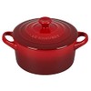 Le Creuset Stoneware Mini Round Cocotte, 14 oz., Cerise