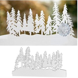 Christmas Tree Group Metal Die Cuts,Merry Christmas Tree Snowflake Cutting Dies Cut Stencils for DIY Craft Card Making Embossing Photo Decorative Paper Dies Scrapbooking